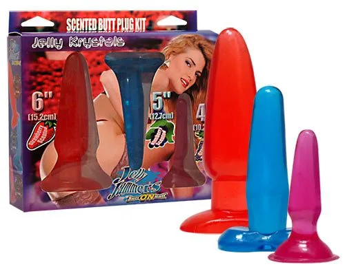 Набір анальних пробок - Jelly Jammers Set