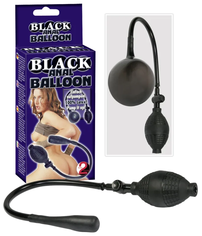 Анальна пробка - Black Anal Balloon