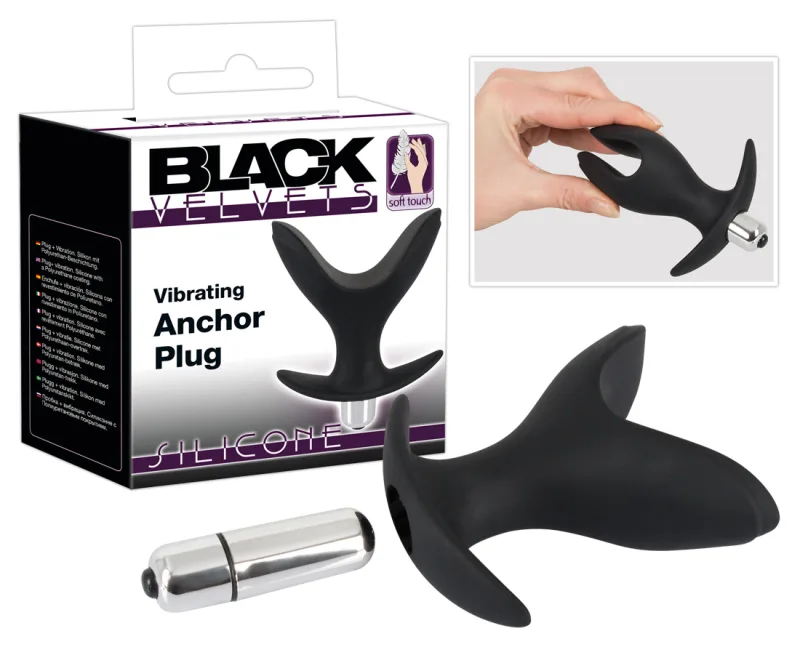 Анальна пробка - Black Velvets Vibrating Anchor
