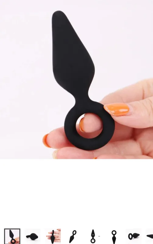 Анальна пробка з кільцем Velvet Ring