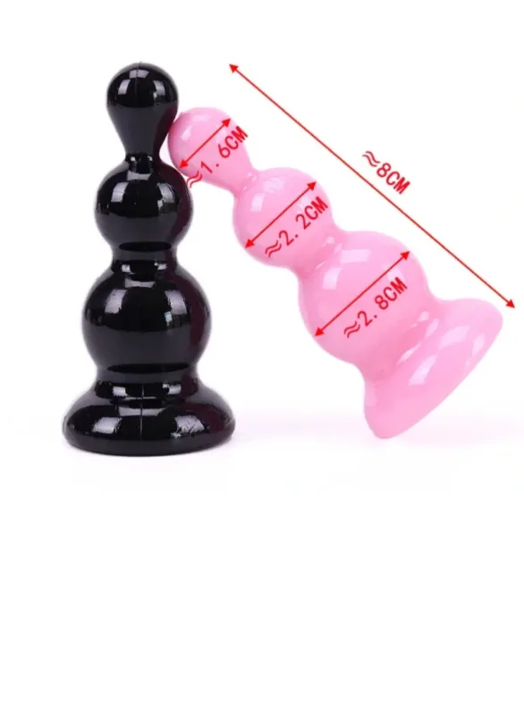 Анальна пробка-пірамідка Silicone Jelly Toys
