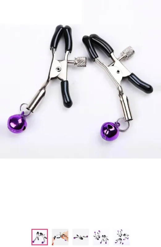 Кліпси затискачі на груди Metal sexy nipple Clamps
