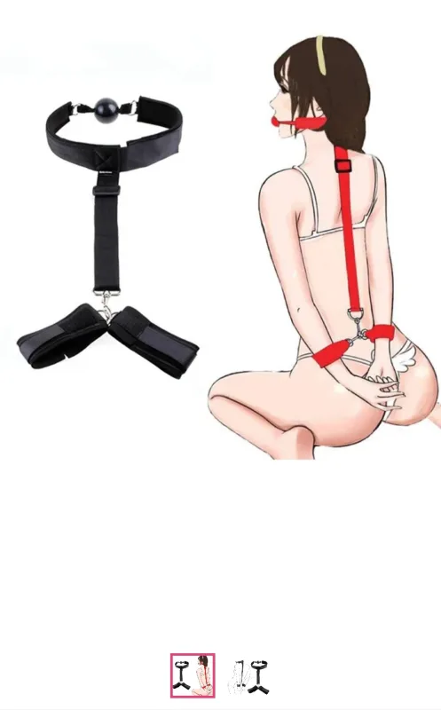 Бондажні садо-мазо прив’язі BDSM Bondage Hand Cuffs Adult Sex