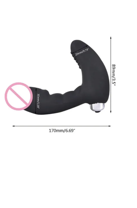 Вібратор Масажер простати.Vibrating Anal Plug Prostate Massager