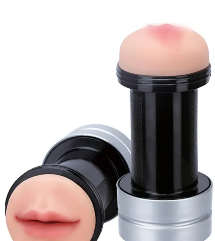 Подвійний мастурбатор вагіна+ротик Realistx 2 IN 1 Hummer - Mouth & Vagina