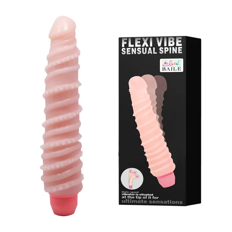 Вібратор - Cyberskin Bendable Vibe Flesh