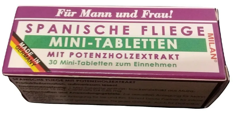 Збуджувальні таблетки - Spanische Fiege Mini-Tabletten, 30 таб.
