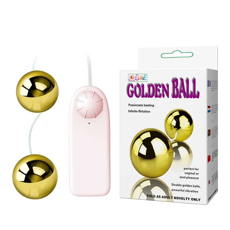 Вагінальні кульки - Golden Balls, Two Vibrators