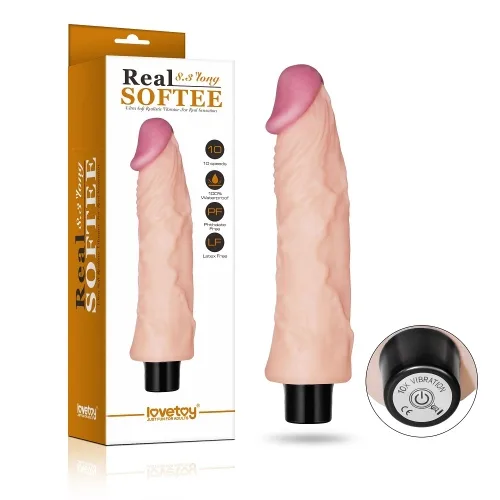 Реалістичний вібратор - Reel Softee Vibrating Dild