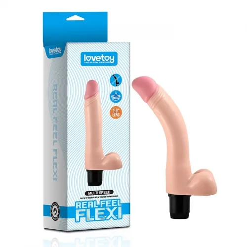 Реалистичный вибратор - Reel Feel Flexi Vibrator Flesh