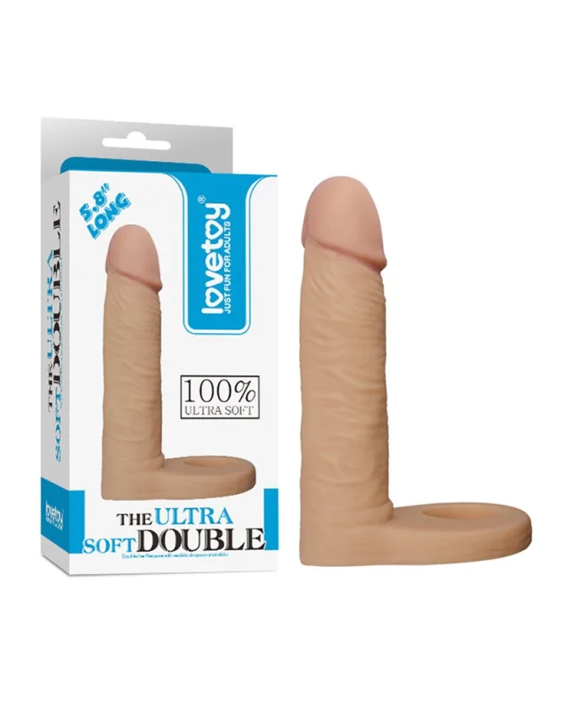 Насадка для подвійного проникнення - The Ultra Soft Double Flesh 5.8"