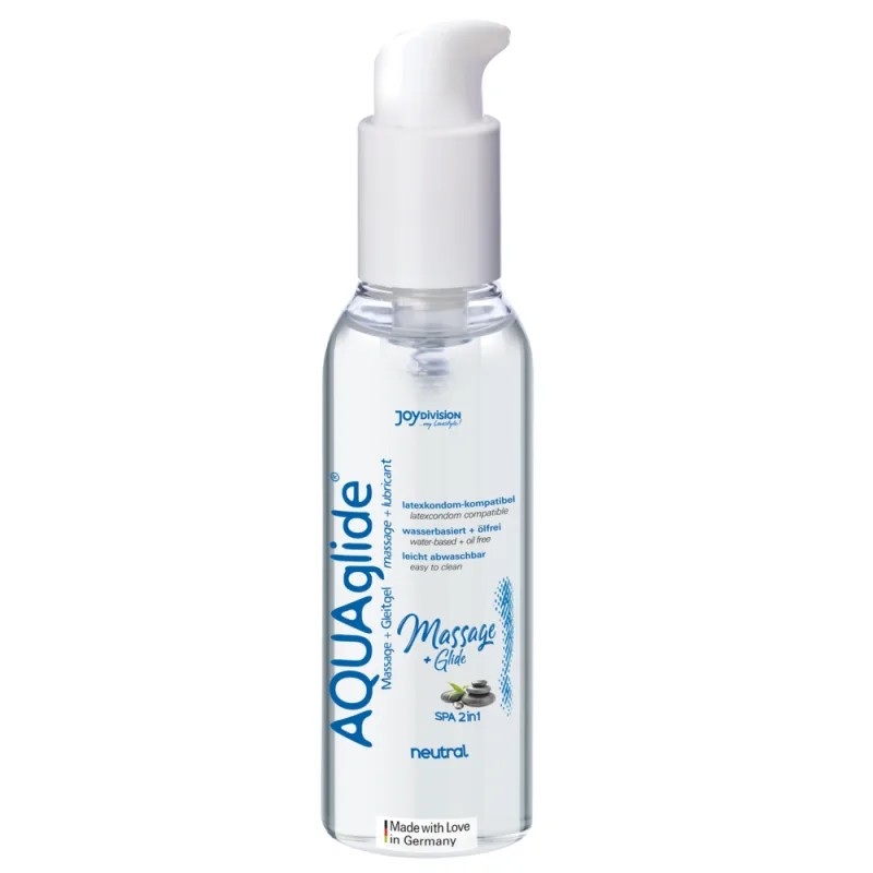 Лубрикант для масажу- AQUAglide Massage + Glide neutral, 200 мл