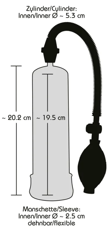Вакуумна помпа - Penis Pump Black