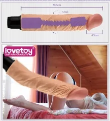 Реалистичный вибратор - Reel Feel Flexi Vibrator Flesh
