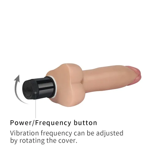 Реалистичный вибратор - Reel Feel Flexi Vibrator Flesh