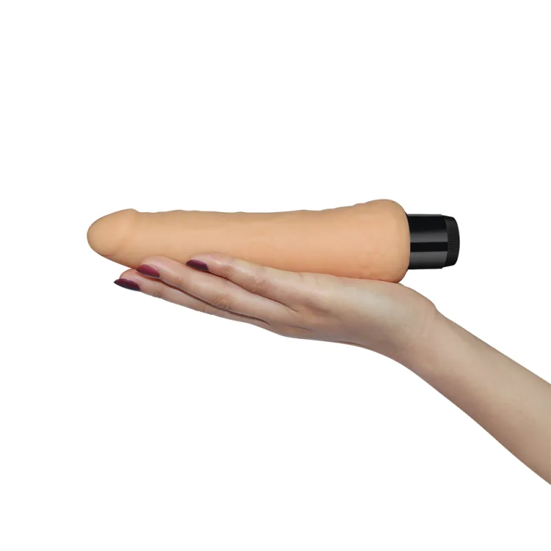 Реалістичний вібратор - 8'' Real Feel Cyberskin Vibrator 2 Flesh