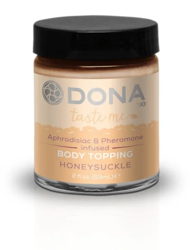 Їстівна карамель для тіла Dona Body Topping - Honeysuckle, мед, 60 мл