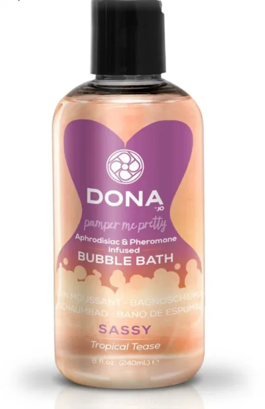 Піна для ванни з феромонами Dona Bubble Bath Sassy Aroma Tropical Tease, 240 мл.