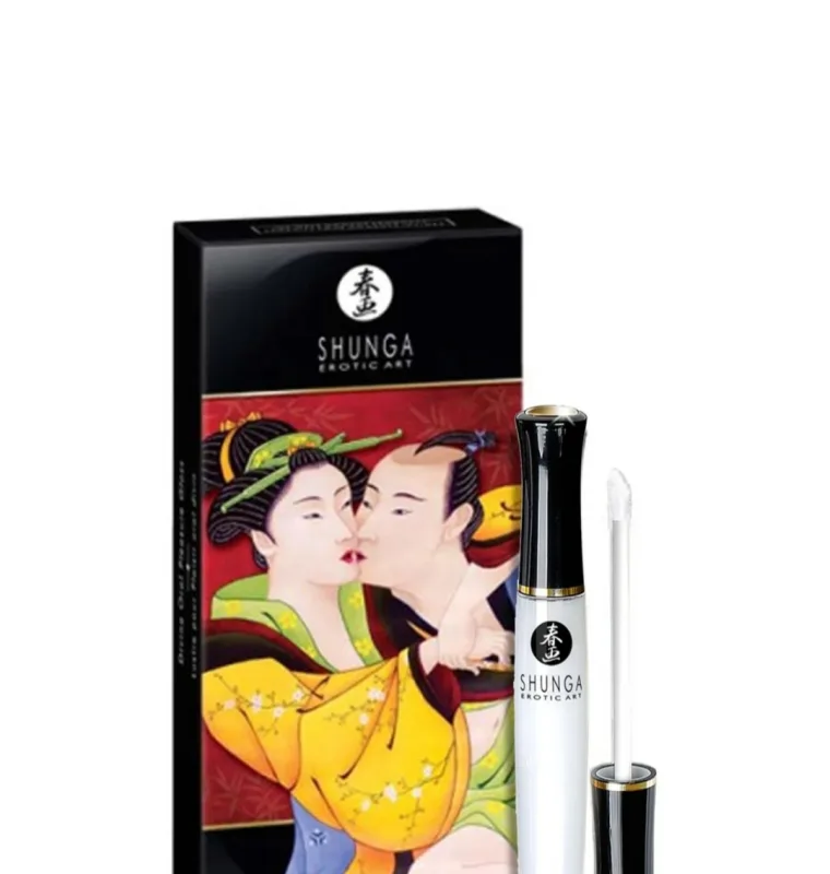 Збудливий блиск для губ Shunga Lipgloss - Sparkling Strawberry Wine, 10 мл.