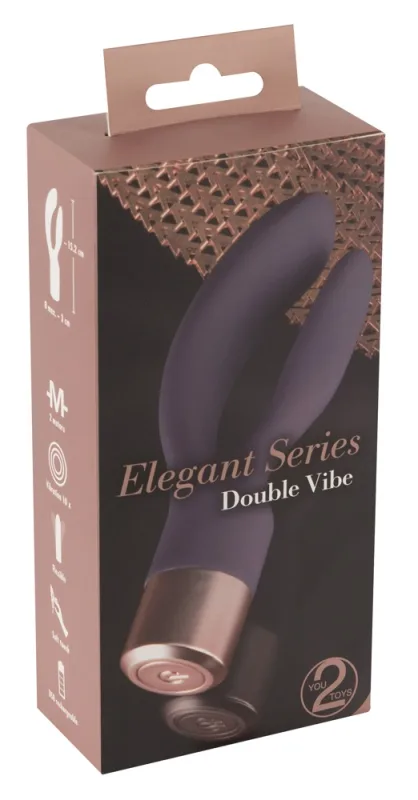 Hi-tech вибратор - Elegant Series Double Vibe