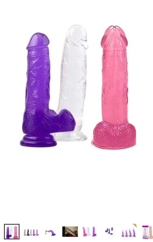 Фалоімітатор силіконовий Clear crystal (15см - S size)