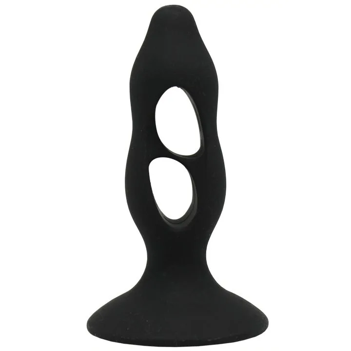 Стимулятор простати - Silicone Butt Plug, Tension Exerciser Black