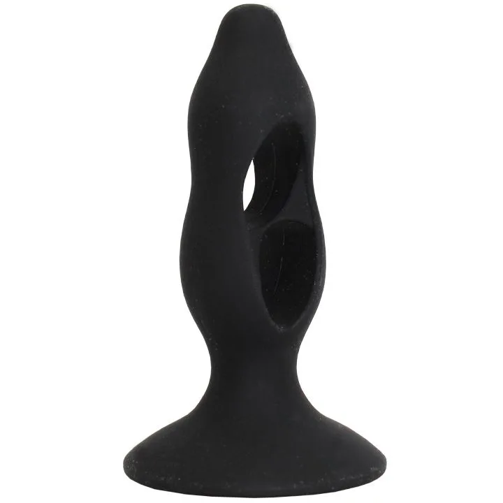Стимулятор простати - Silicone Butt Plug, Tension Exerciser Black