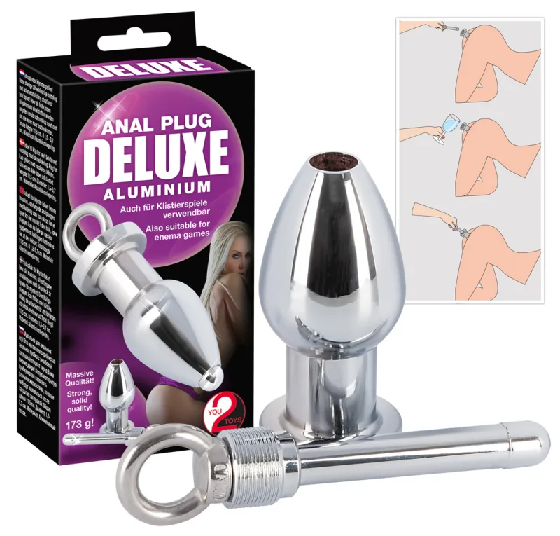 Анальна пробка - Anal Plug Deluxe Aluminium