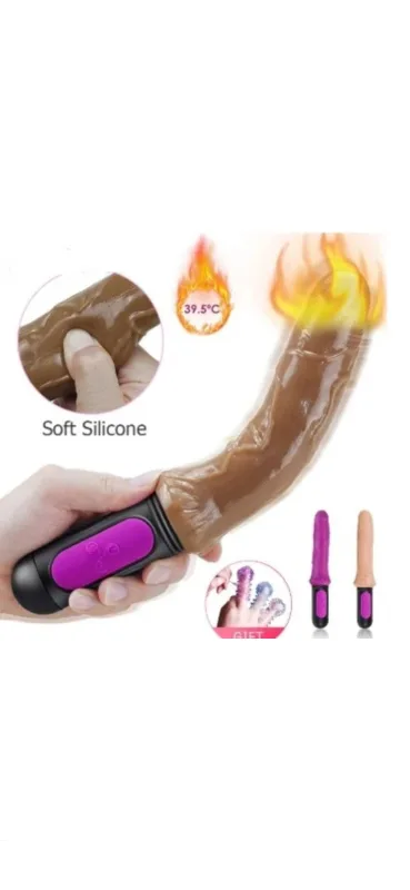 Вібратор Heating Huge Dildo