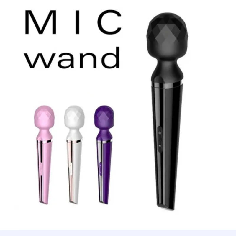 Вібромасажер на акумуляторі MIC-Wand вібратор із USB зарядкою