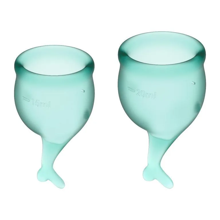 Менструальні чаші - Satisfyer Feel Secure Dark Green