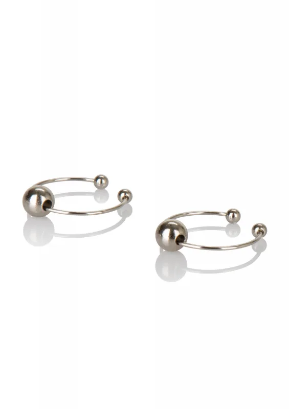 Затискачі для сосків і клітора - CalExotics Intimate Play Nipple & Clitoral Body Jewelry Silver