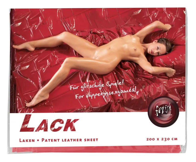 Простирадло з вінілу Fetish Tentation Red 220x200