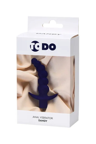 Анальний вібратор ToDo By Toyfa Dandy, вологостійкий, силікон