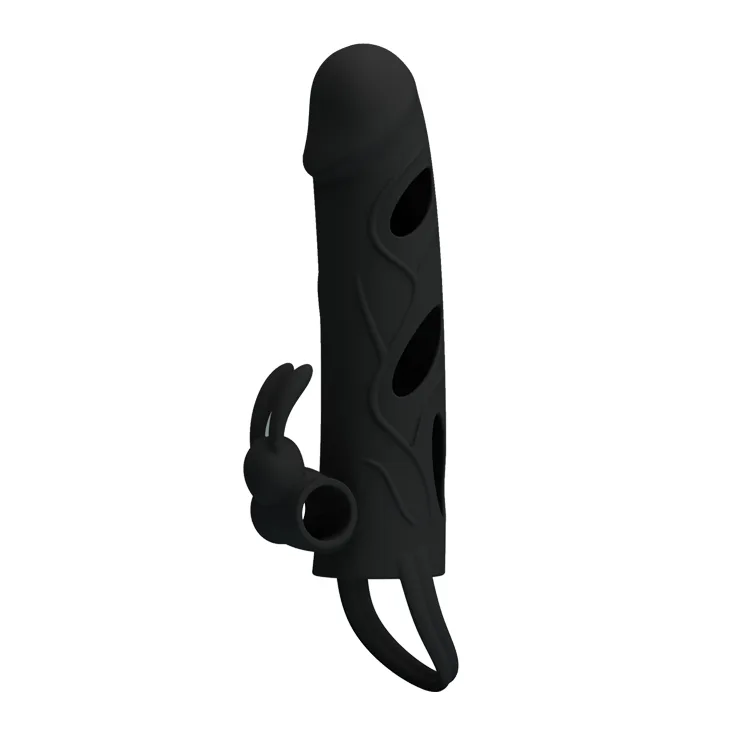 Насадка на член - Pretty Love Vibrating Penis Sleeve Black