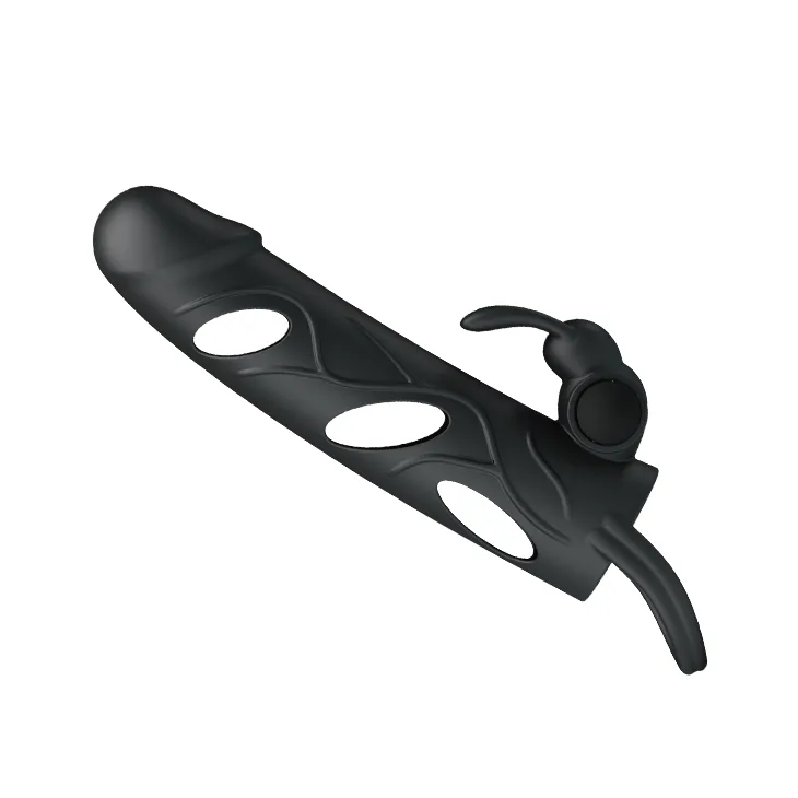 Насадка на член - Pretty Love Vibrating Penis Sleeve Black