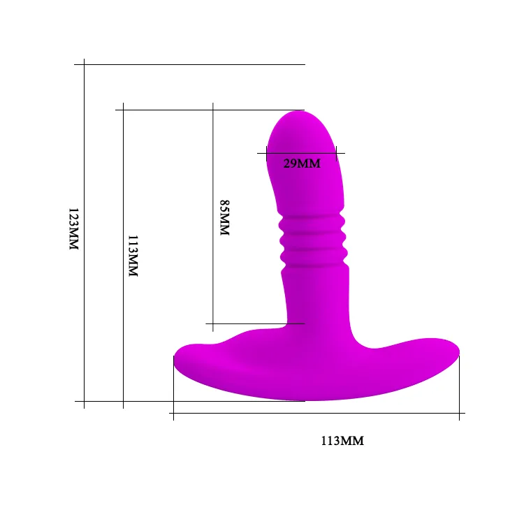 Hi-tech вібратор - Pretty Love Vibro Stimulator Pink