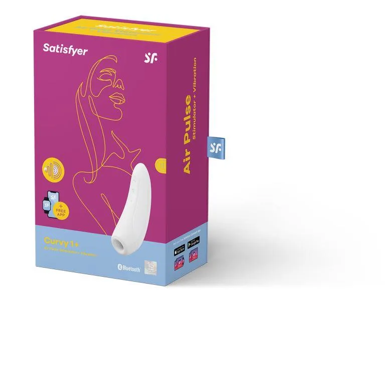 Кліторальний вакуумний стимулятор - Satisfyer Curvy