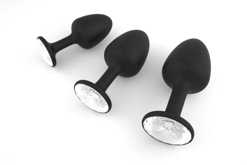 Анальна пробка Dorcel з кулькою всередині, створює вібрації
