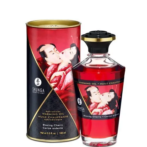 Розігрівальна олія ShungaOil - Blazing Cherry (100 мл)