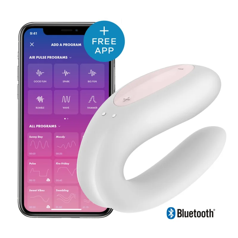 Вібратор для пар Satisfyer Double Joy Black