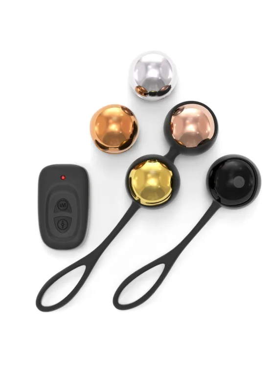 Набір із вагінальними кульками Dorcel Training Balls є вібрація, пульт ДК