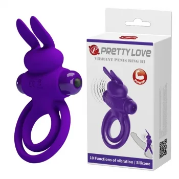 Ерекційне кільце - Pretty Love Vibro Bunny