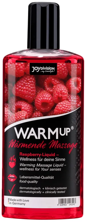 Масажна олія - WARMup Raspberry (малина), 150 мл