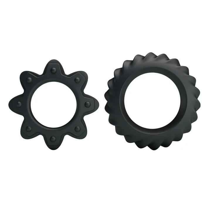 Ерекційні кільця - Ring Flowering Black, 2 шт.