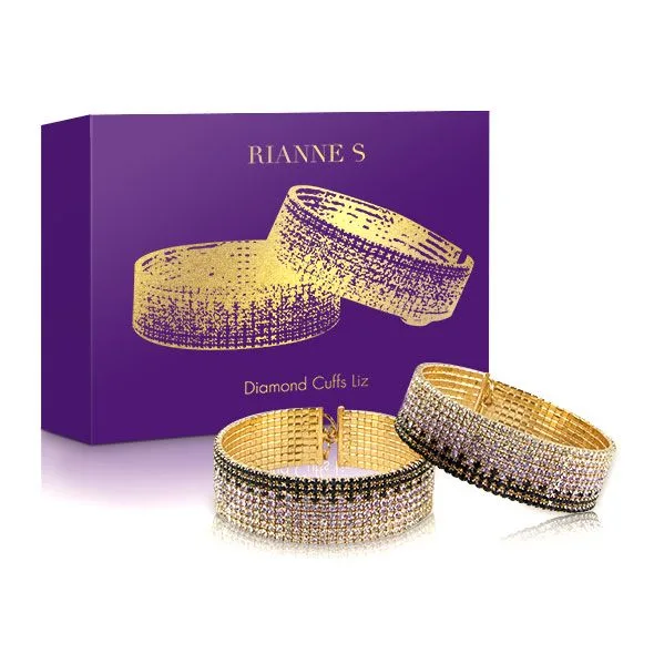 Розкішні наручники-браслети з кристалами Diamond Cuffs, подарункова упаковка