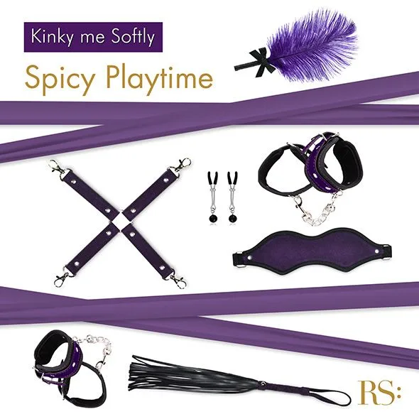 Подарунковий набір для BDSM RIANNE S - Kinky Me Softly Purple: 8 предметів для задоволення