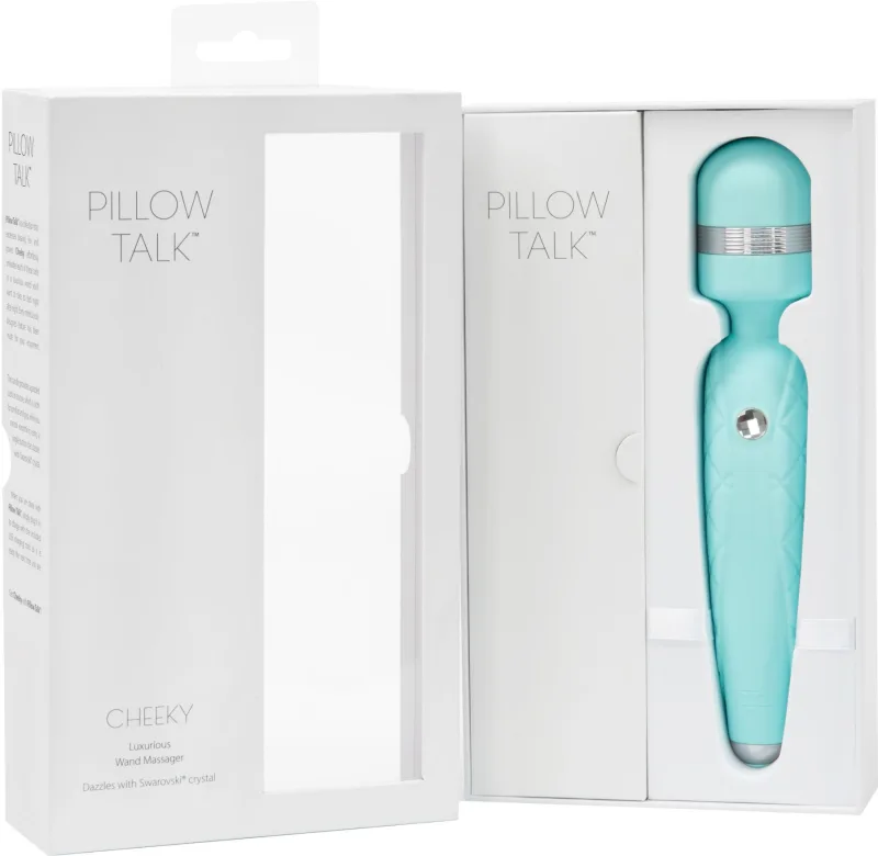 Розкішний вібромасажер Cheeky Teal з кристалом Swarovsky, плавне підвищення потужності