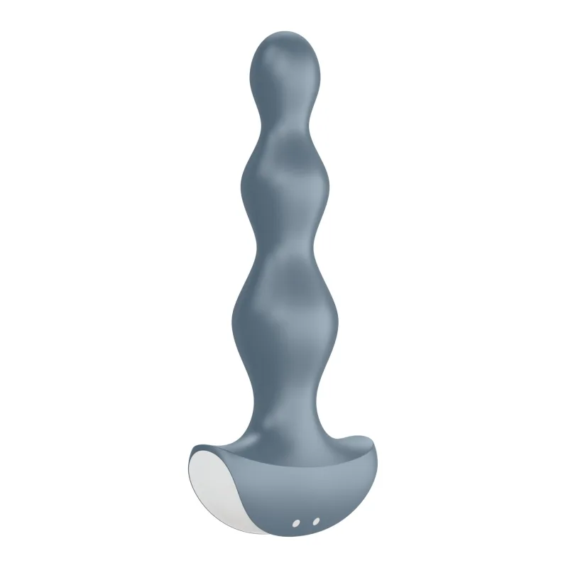 Анальний стимулятор-намистини з двома моторами Satisfyer Lolli-Plug 2 Ice blue