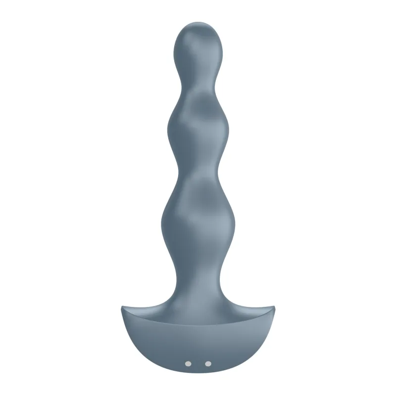 Анальний стимулятор-намистини з двома моторами Satisfyer Lolli-Plug 2 Ice blue